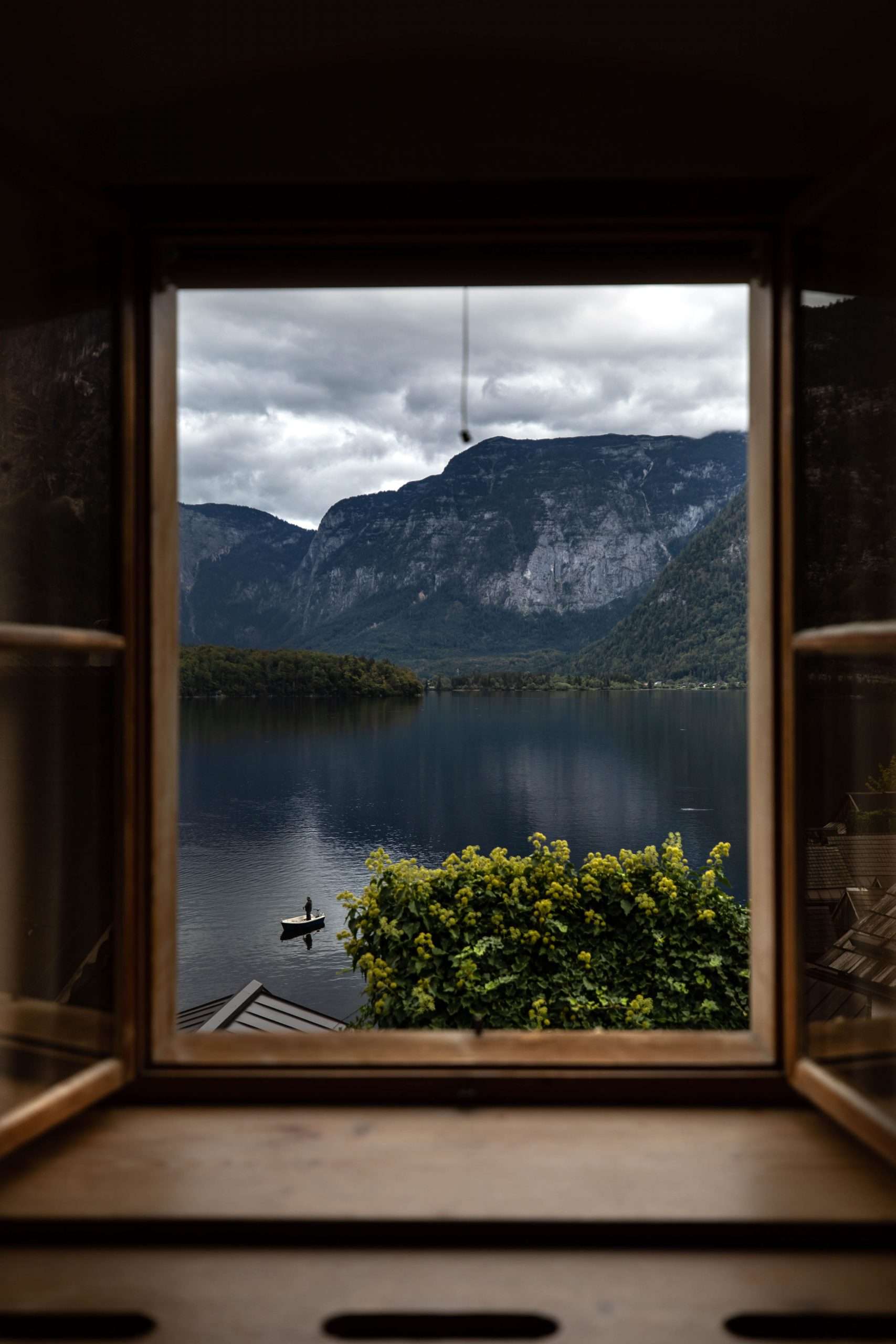 Hallstatt Hideaway View from Deluxe Suite HOLZ in Hallstatt Austria Photographed by Annie Fairfax